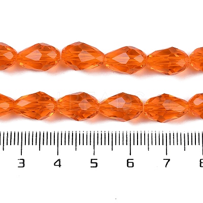 Transparent Glass Beads Strands EGLA-N013-T6mm-D09-1