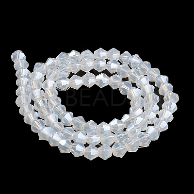 Imitation Jade Electroplate Glass Beads Strands EGLA-A039-J2mm-A05-1