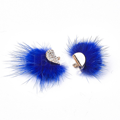 Faux Mink Fur Tassel Pendant Decorations FIND-T040-18-1