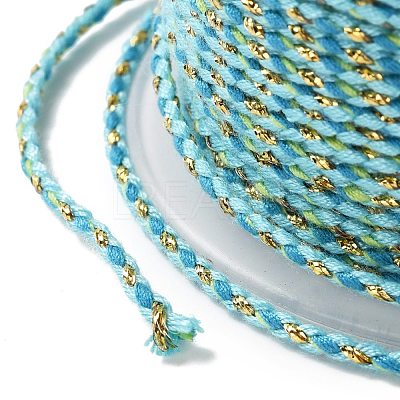 4-Ply Polycotton Cord with Metallic Thread OCOR-Z003-C12-1