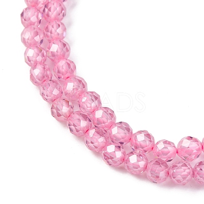 Cubic Zirconia Beads Strands G-G792-47-12C-1