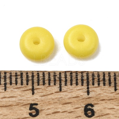Baking Paint Opaque Glass Beads GLAA-A045-06D-1