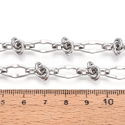304 Stainless Steel Oval Link Chains CHS-Q006-11P-1