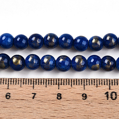 Natural Mashan Jade Beads Strands G-A255-A01-02L-1