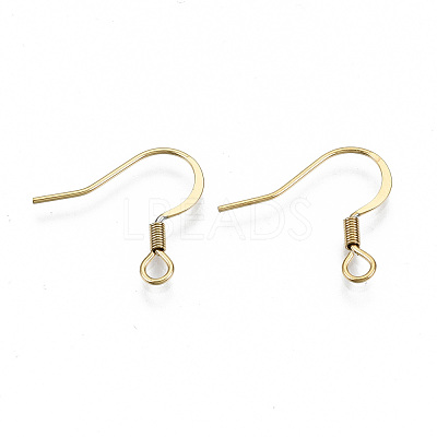 304 Stainless Steel French Earring Hooks X-STAS-S111-006G-NR-1