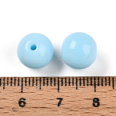 Opaque Solid Color Glass Beads LS-GLAA-N007-10mm-A12-1