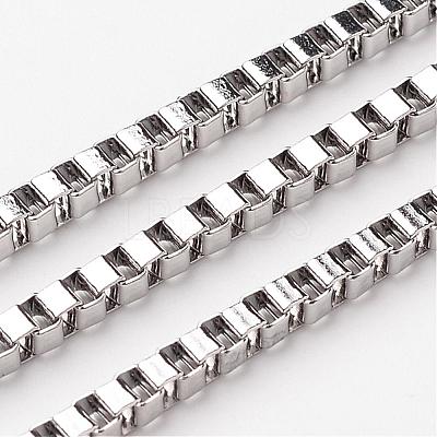Tarnish Resistant 304 Stainless Steel Venetian Chains CHS-K001-34B-1