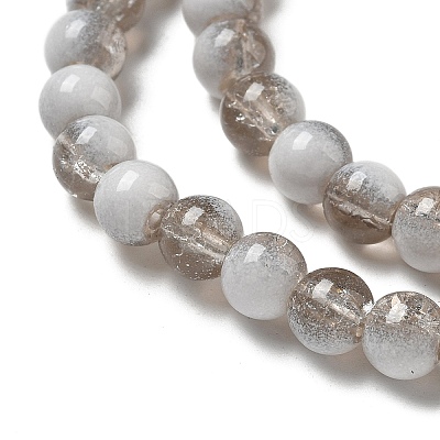 Crackle Glass Beads Strands GLAA-U001-6mm-06-1