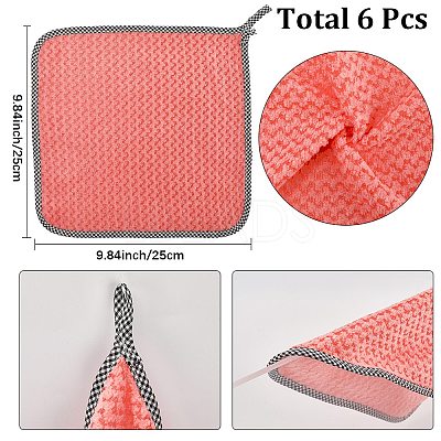 Superfine Fiber Hangable Cleaning Cloth AJEW-WH20033-059C-1