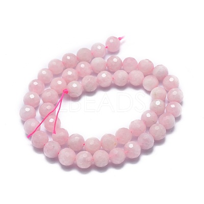 Natural Madagascar Rose Quartz Beads Strands G-G792-29B-1