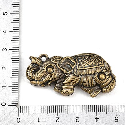 Tibetan Style Alloy Pendants AL-CBA2376-34AB-1