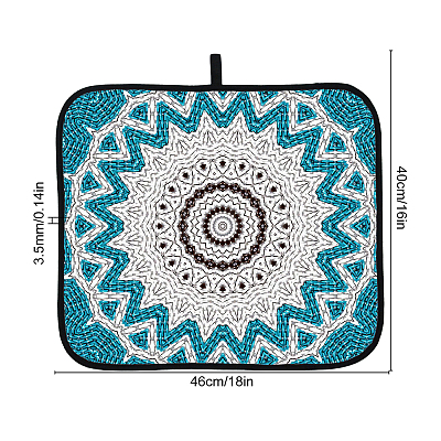 Towel Cloth Dish Drying Mat for Kitchen AJEW-WH0189-80A-05-1