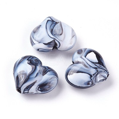 Acrylic Imitation Gemstone Beads MACR-E205-09G-1