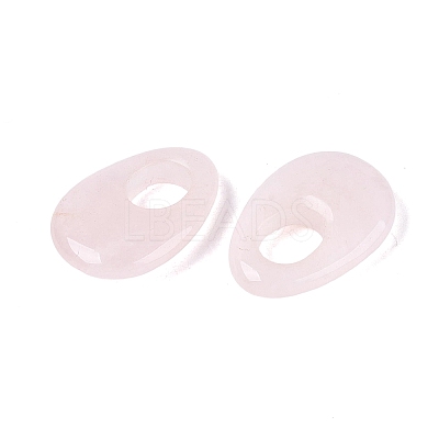 Natural Rose Quartz Pendants G-N361-06A-1
