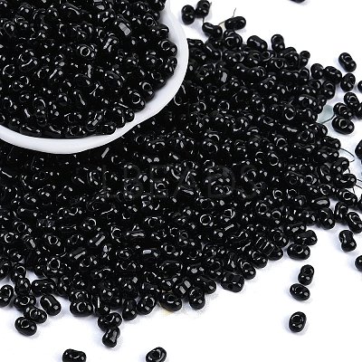 Baking Paint Glass Seed Beads SEED-K010-A02-1