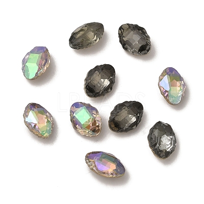 Glass Rhinestone Cabochons RGLA-G023-17-1