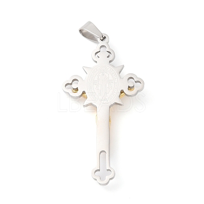 PVD Vacuum Plating 304 Stainless Steel Big Pendants STAS-D052-03GP-1