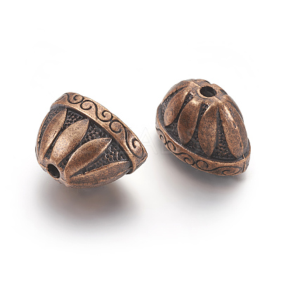 Tibetan Style Alloy Bead Cones LS-TIBE-976-R-FF-1