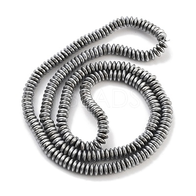 Electroplated Synthetic Non-magnetic Hematite Beads Strands G-P545-A01-01-1
