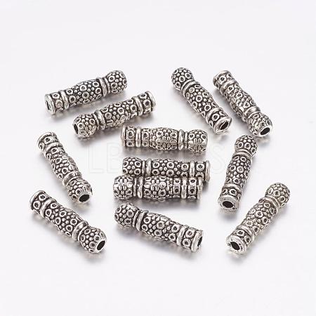 Tibetan Style Alloy Tube Beads X-LF0658Y-NF-1