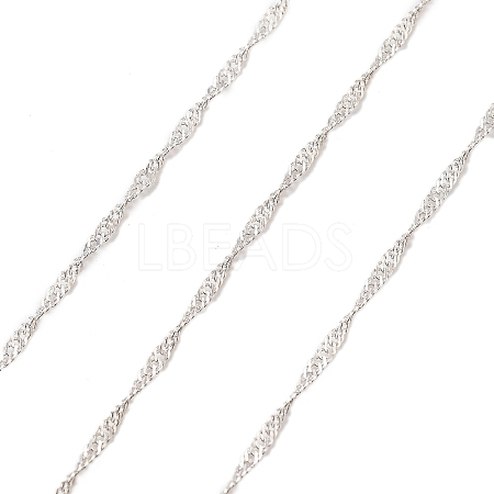 925 Sterling Silver Double Link Chains STER-P064-03S-1