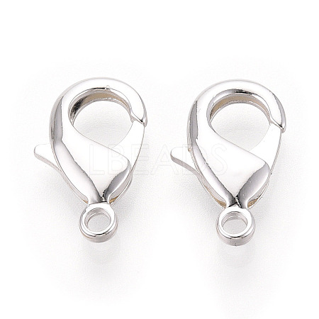Brass Lobster Claw Clasps KK-YW0004-01D-S-1