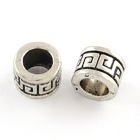 Tibetan Style Alloy Beads X-TIBEB-Q060-026-FF-1