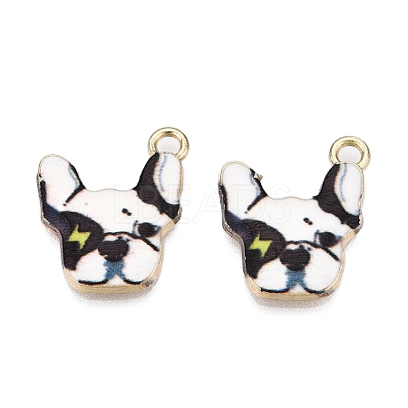 Zinc Alloy Enamel Pendants ENAM-CJC0004-29B-1