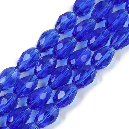 Transparent Glass Beads Strands EGLA-N013-T6mm-D11-1