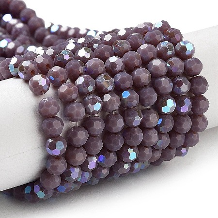 Opaque Glass Beads Strands EGLA-A035-P4mm-L11-1