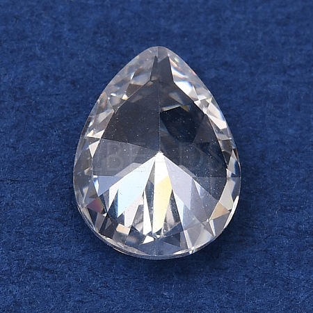 Teardrop-Shaped Cubic Zirconia Cabochons X1-ZIRC-TAC0004-02H-1