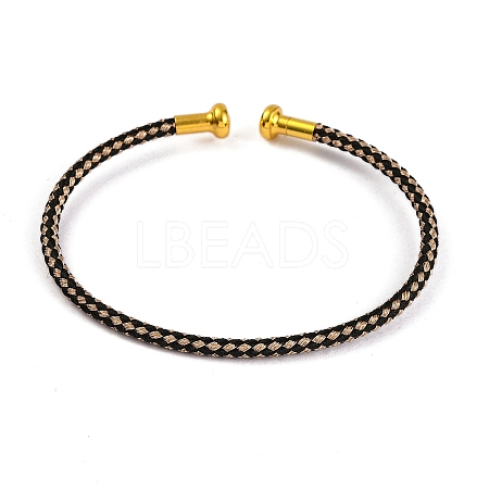 Braided Carbon Steel Wire Bracelet Making MAK-A017-B58-1