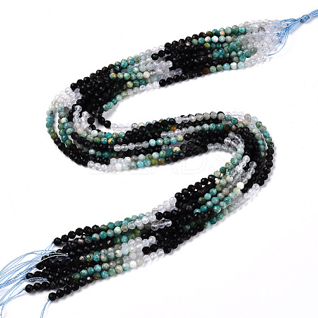 Natural & Synthetic Mixed Gemstone Beads Strands X-G-D080-A01-01-02-1