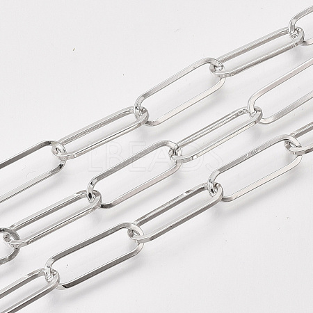 Unwelded Iron Paperclip Chains CH-S125-02B-P-1