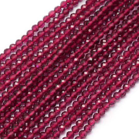 Natural Garnet Beads Strand G-E411-31-2mm-1