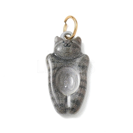304 Stainless Steel Enamel Pendants SA-CBA08A6-08G-01-1