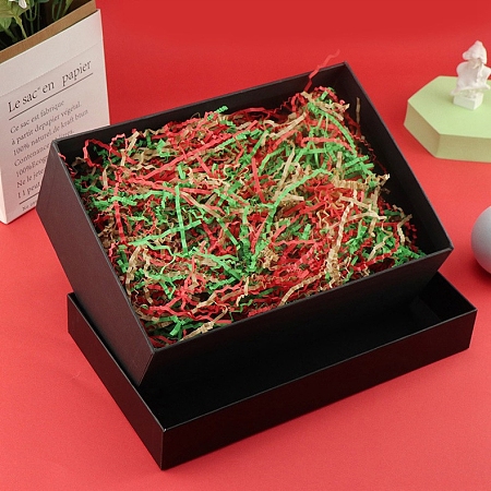 Christmas Raffia Crinkle Cut Paper Shred Filler PW-WGB0F90-01-1