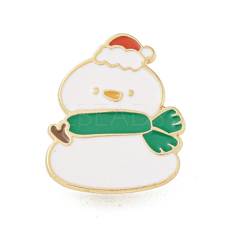 Christmas Theme Cartoon Alloy Brooches JEWB-A025-01E-1