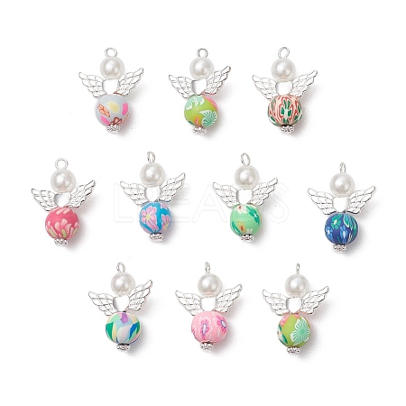 Handmade Polymer Clay Pendants PALLOY-JF04077-1
