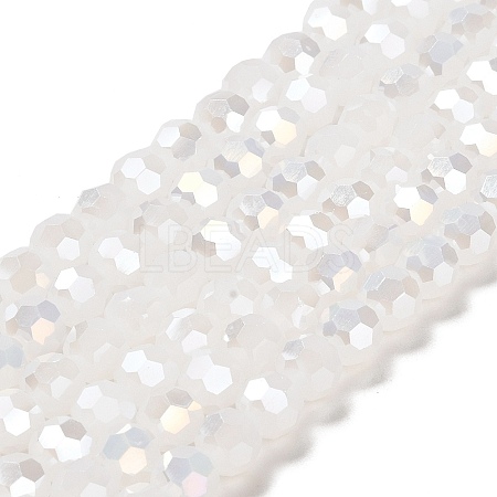 Imitation Jade Glass Beads Stands EGLA-A035-J8mm-B05-1