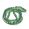 AB Color Plate Glass Beads Strands EGLA-P051-06B-C04-2
