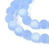 Frosted Transparent Glass Beads Strands LS-GLAA-T032-T10mm-MBB04-3