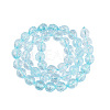 Crackle Transparent Glass Beads Strands GLAA-N068-04A-03-2