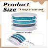 20 Yards 4 Colors Waxed Cotton Thread Cords YC-LP0001-05C-2