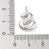 Rack Plating Brass Balloon Letter Pendants X-KK-C050-01P-S-3