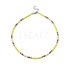 4Pcs 4 Color Glass Seed Beaded Necklaces Set for Women NJEW-TA00053-4