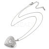 201 Stainless Steel Cable Chain Necklaces NJEW-M050-04F-P-1-4