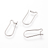 304 Stainless Steel Hoop Earrings X-STAS-T013-10-1
