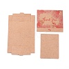 Kraft Paper Boxes and Necklace Jewelry Display Cards X-CON-L016-B03-2