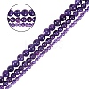 3 Strands 3 Styles Natural Amethyst Beads Strands G-SZ0001-14-1